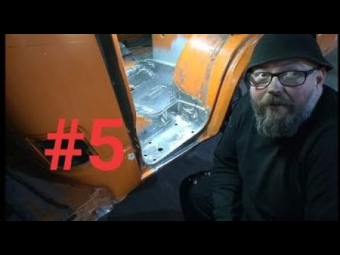 Volkswagen T3 renowacja próg stopień część piąta #5