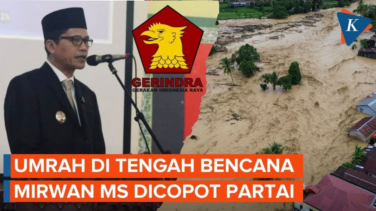 Buntut Umrah di Tengah Bencana, Bupati Aceh Selatan Dicopot Partai Gerindra