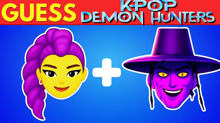 Guess KPop Demon Hunters Movie Characters by EMOJI Quiz 🤩~ Huntrix, Saja Boys, Rumi, Jinu, Baby Saja