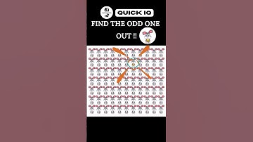 Find the Odd One Out!|QUICK IQ| #OddOneOut #BrainTeaser #PuzzleChallenge #shortsyoutube #shorts