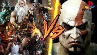 GOD OF WAR 3 kratos vs all gods GAMEPLAY - HD