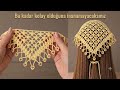 BU KADAR KOLAY OLDUĞUNA İNANAMAYACSINIZ/YAZ MODASI BONCUKLU BANDANA 💛✨️  #crochet #headband