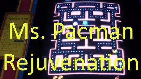 AE#44 Repairing An Arcade Ms. Pacman Video Game