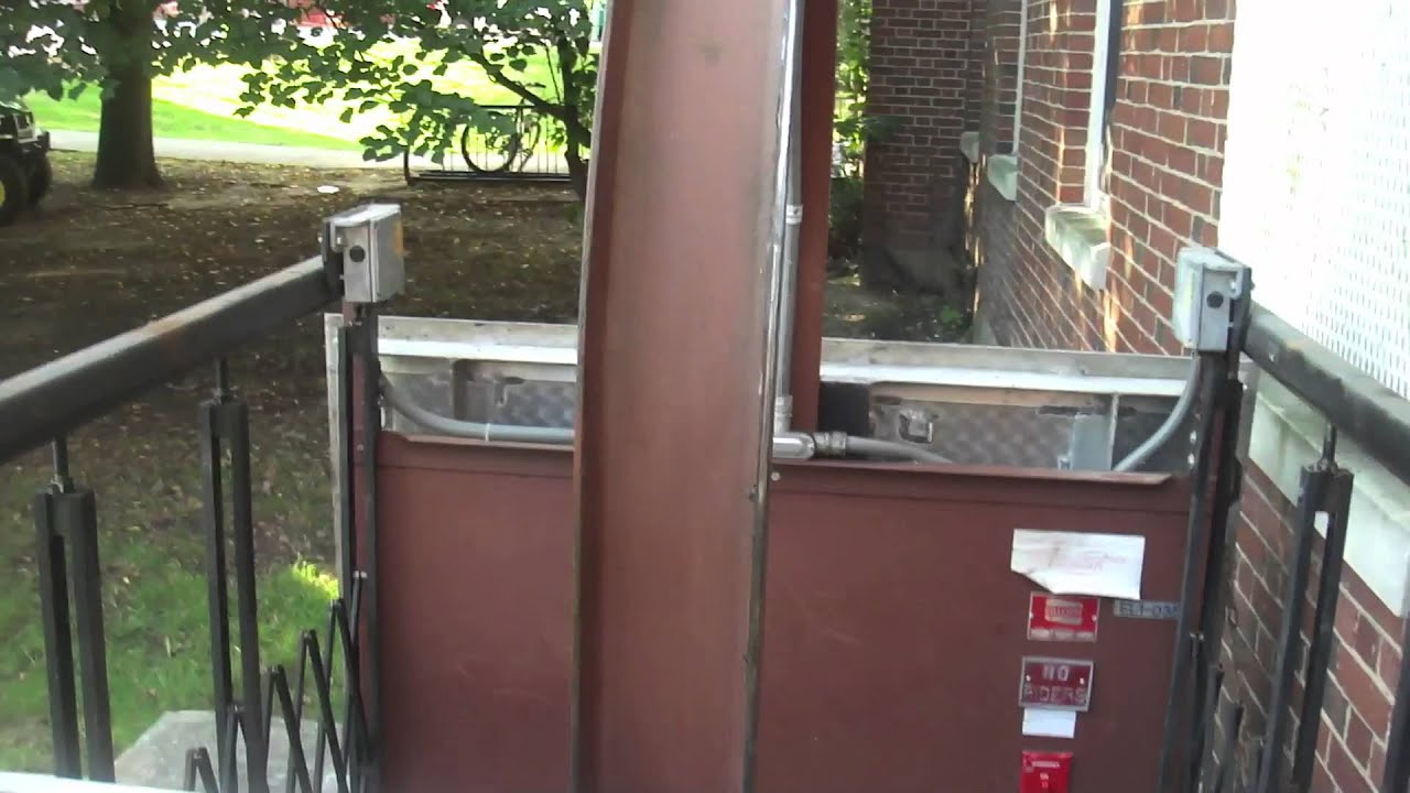 Yet another sidewalk elevator. YouTube