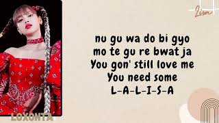 LALISA - LISA (BLACKPINK) - LYRICS