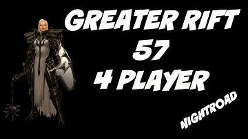 4 Player Greater Rift 57 | Nightroad
