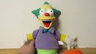Playmates Simpsons Treehouse Of Horror Talking Krusty The Clown Doll 2001