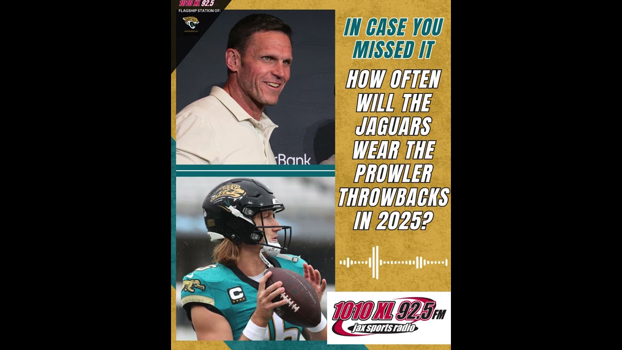 How Often Will The Jacksonville Jaguars Wear Prowler Throwback Uniforms In 2025 
