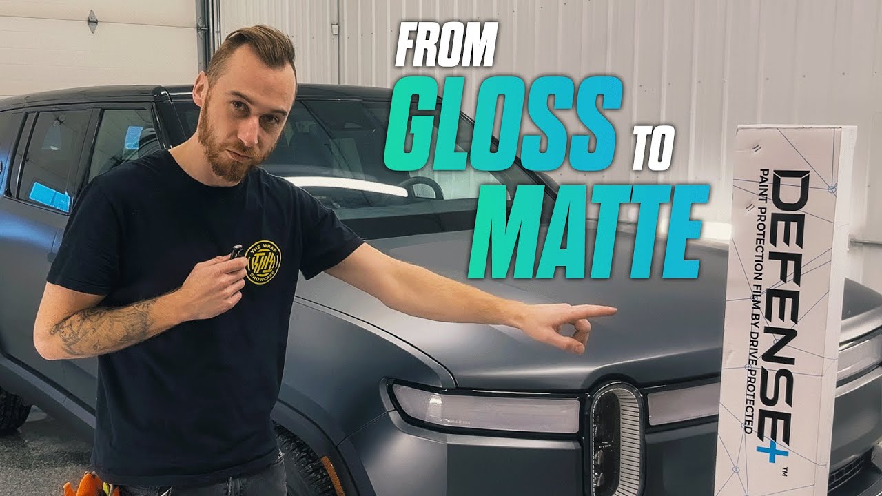 Rivian R1S переходит в режим невидимости: полная защита + установка матовой защитной пленки PPF.