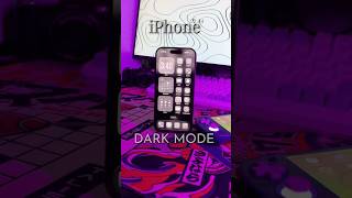 iPhone DARK MODE 😮‍💨🔥 #apple #darkmode