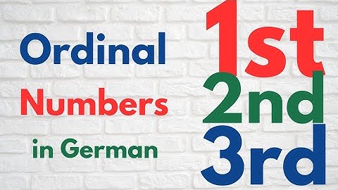 Learn German Ordinal Numbers! 🔢 Easy & Fun Guide!
