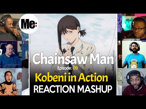 Kobeni in Action | Chainsaw Man Episode 9 | REACTION MASHUP