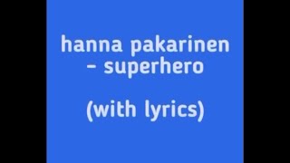 Watch Hanna Pakarinen Superhero video