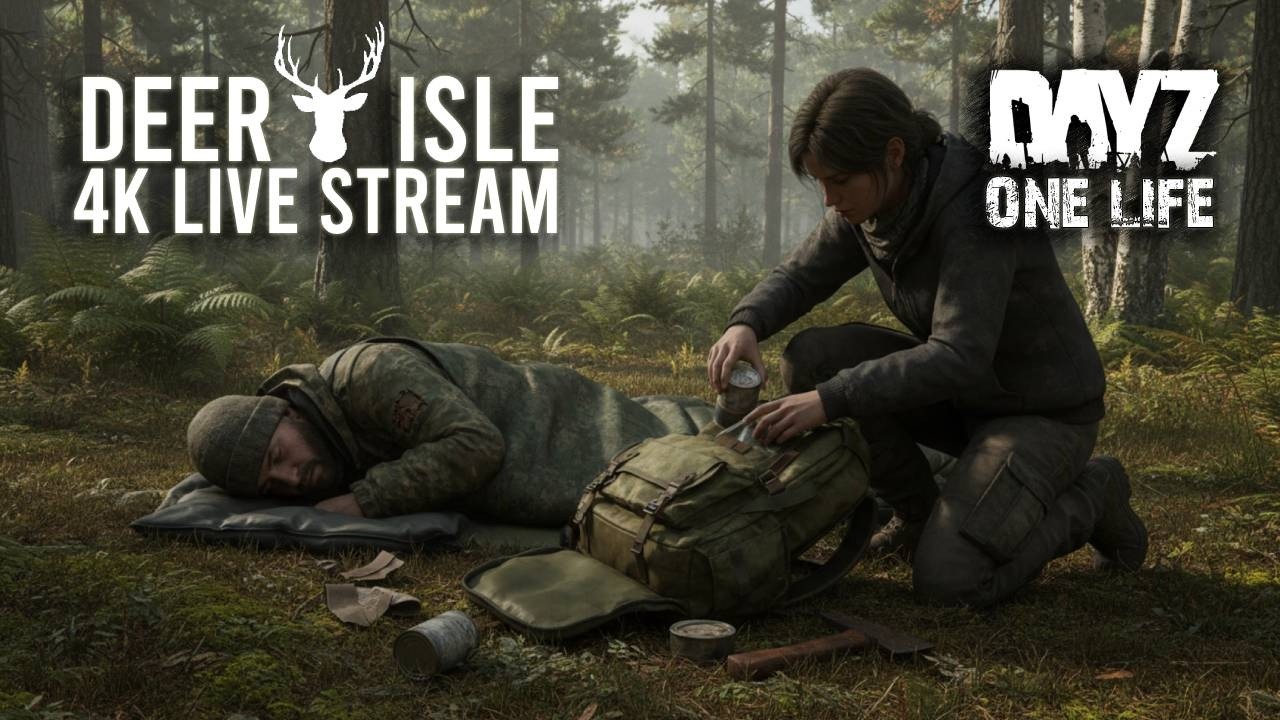 DayZ Deer Isle LIVE First Time – One Life Coastal Quest Hunt | 4K Cinematic Survival