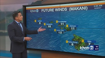 Light and variables to replace trade winds