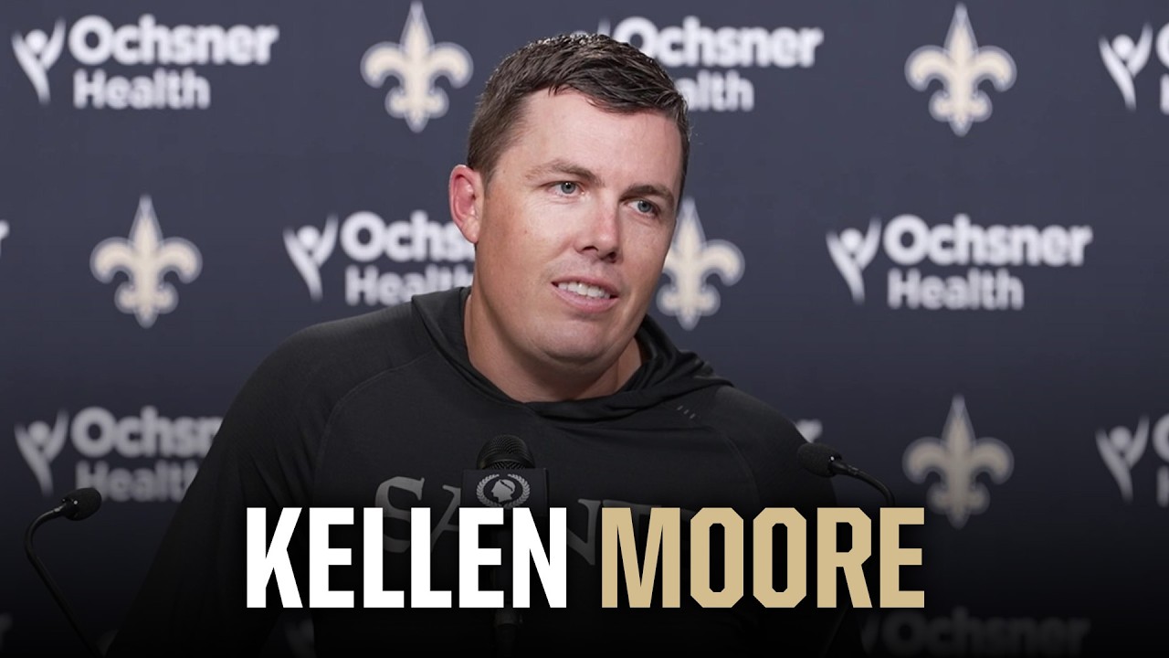 WATCH: Kellen Moore on 53-man roster, practice squad | New Orleans Saints