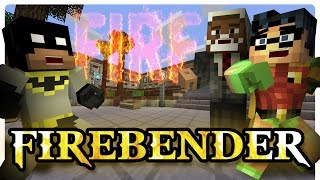 Minecraft University: Batman and Robin Do Firebending! (Custom Command)