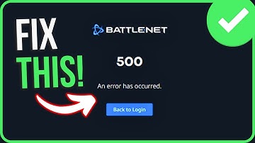 HOW TO FIX BATTLENET ERROR 500 (Easily) | Fix Battle Net 500 Error Internal Server Error