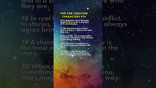 tips for characters pt4 #writing