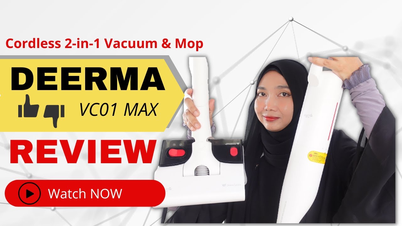 Deerma VC01Max FULL REVIEW Vacuum & Mop Cordless Vacuum YouTube