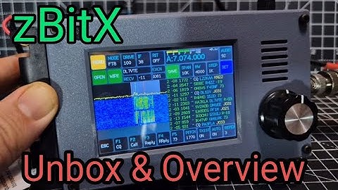 UNBOX - zBitX - HF TRansceiver  Decoder , CW , FT8 Full Lynux PC