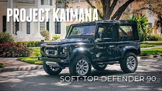 Defender 90 Soft Top in Porsche Dark Blue Metallic screenshot 3