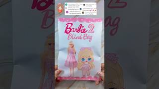 DIY Barbie 2 Blind Bag 🩷 #blindbag #opening #squishy #paper #craft #asmr #unboxing #ideas #surprise