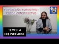 EVALUACIÓN FORMATIVA: ERROR CONSTRUCTIVO