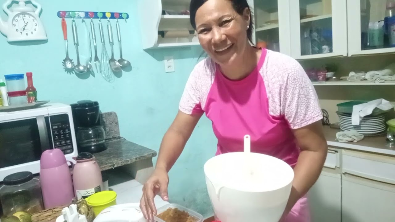 Delícia de coco com abacaxi sobremesa gelada