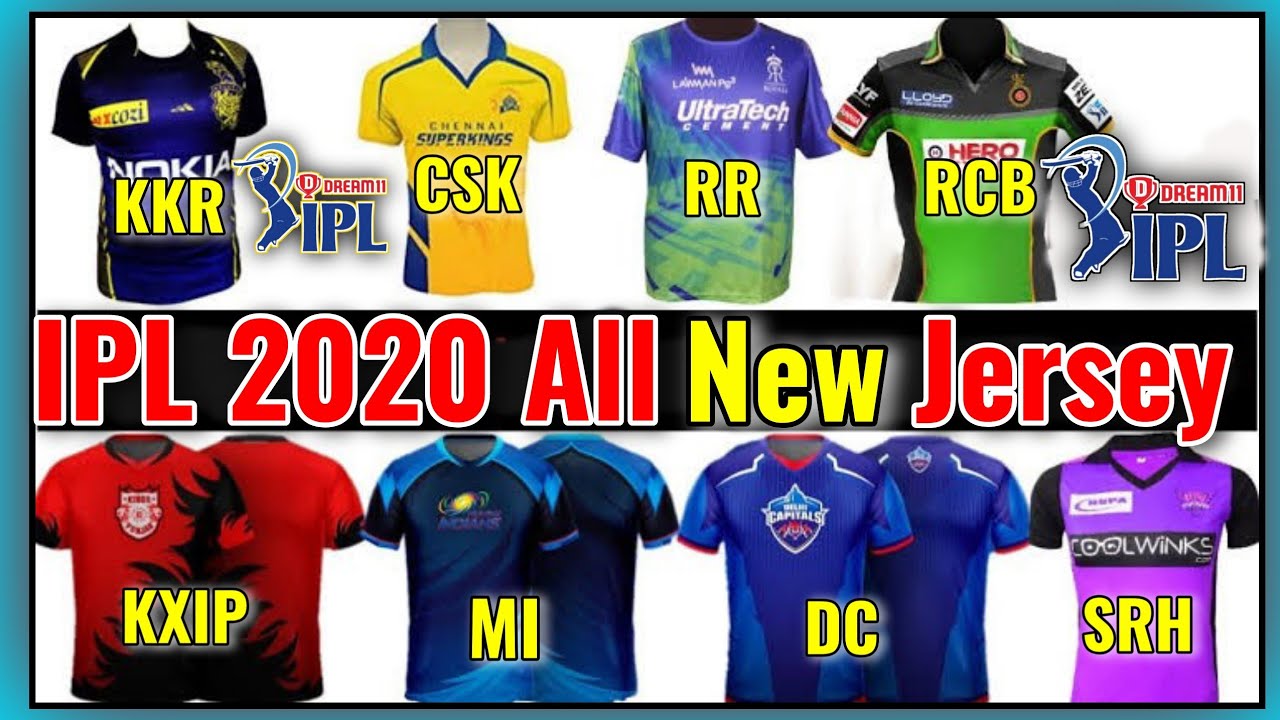 all team jersey in ipl 2020