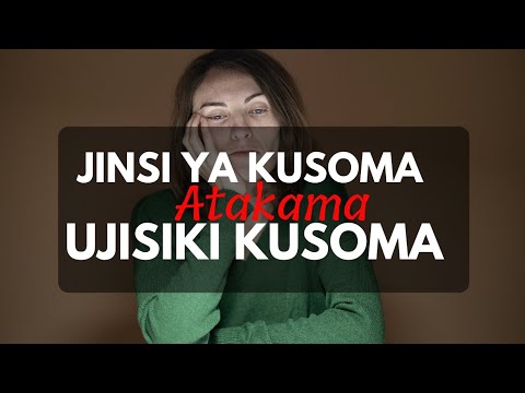 Video: Jinsi Ya Kupata Hamu Ya Kusoma