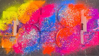 Gym Chalk with Neon Color Pigments Glittery Reform & Glitter Bomb