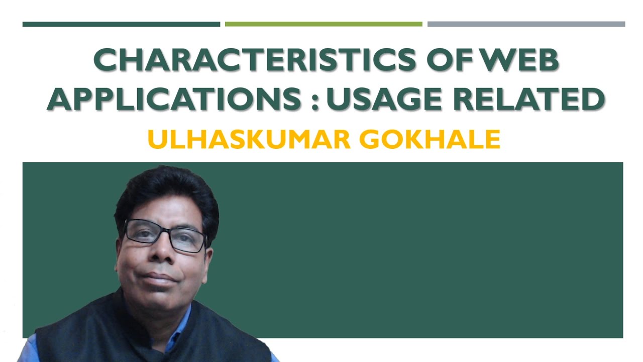 CHARACTERISTICS OF WEB APPLICATIONS USAGE RELATED YouTube
