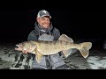 IFISH PRO's and VMC Rattle Spoons for Giant Early ICE Walk Out Walleyes in Northern Wisconsin S15 E4