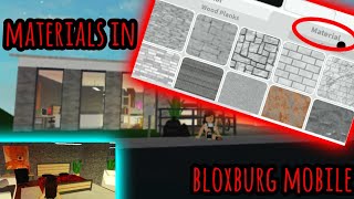 How To Get Textures On Bloxburg Mobile|Roblox|