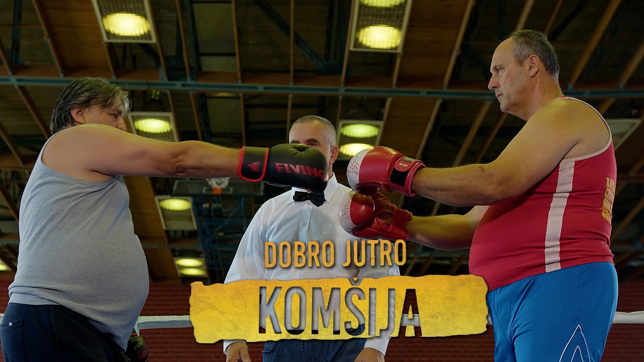 NEĐO NOKAUTIRAN U PRVOJ SEKUNDI - Marinko nabio Čedu nogom - DOBRO JUTRO, KOMŠIJA