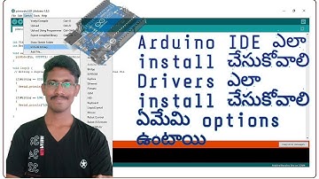 Arduino ide drivers in Telugu || arduino ide installation telugu