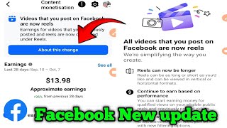 About This Change All Videos That You Post On Facebook Are Now Reels 2025
