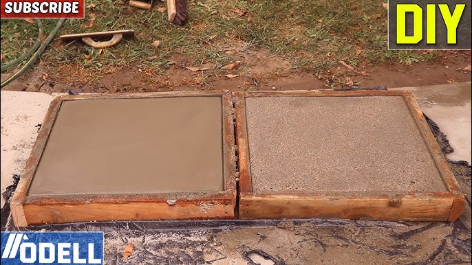 How to Hand Mix Concrete With Rock,Sand,Cement and Water! Custom mixtures &  Finishes! 