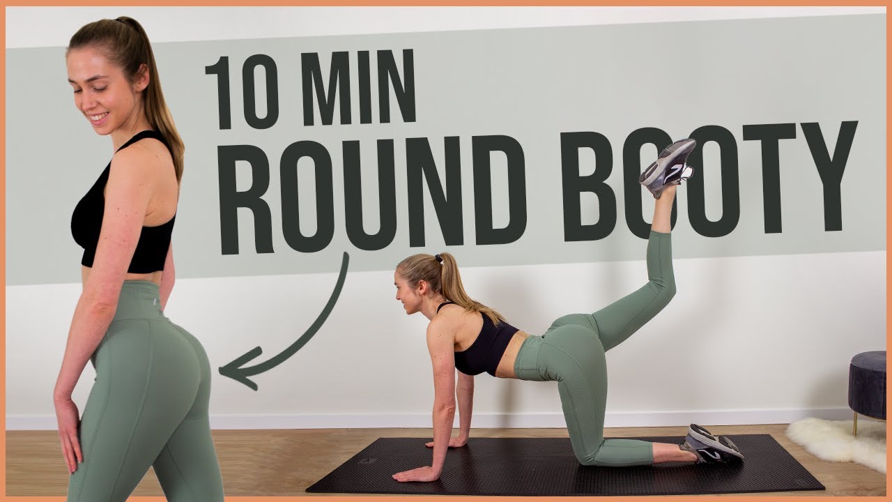 10 MIN Round BOOTY WORKOUT at home! (activate those Glutes) || No ...