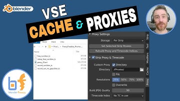 Cache & Proxies in Blender