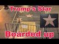 Trump’s star and businesses on Hollywood Boulevard are boarded up for election