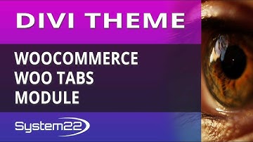 Divi Theme WooCommerce Woo Tabs Module