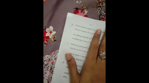 B.com 2nd Year II 3rd semester II Company Law paper II 2022 - 23 #companylaw #studywithmayankgoel