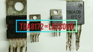 Vertical ic comparison | TDA8172H VS LA78040