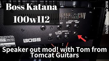 Speaker out Mod for the Boss Katana 100w 112!