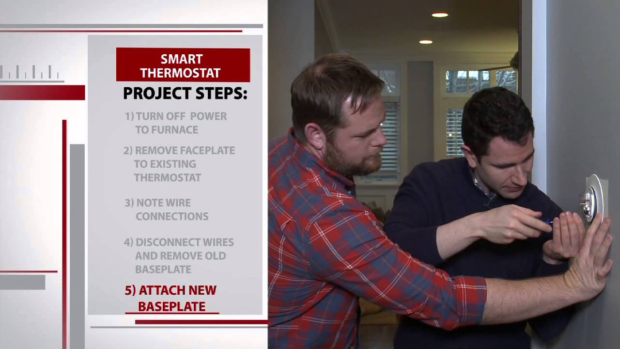 How to Install a Smart Thermostat - YouTube