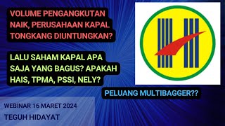 Prospek Saham Kapal Tongkang Pengangkut Batubara dan Nikel