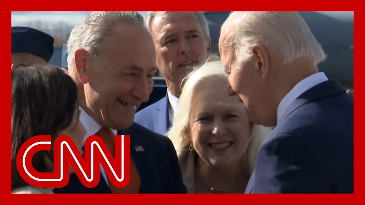 Schumer was caught on a hot mic giving Biden bad news
