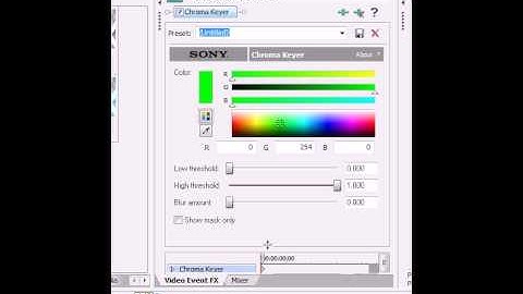 How to restore the keyframes timeline in Sony Vegas